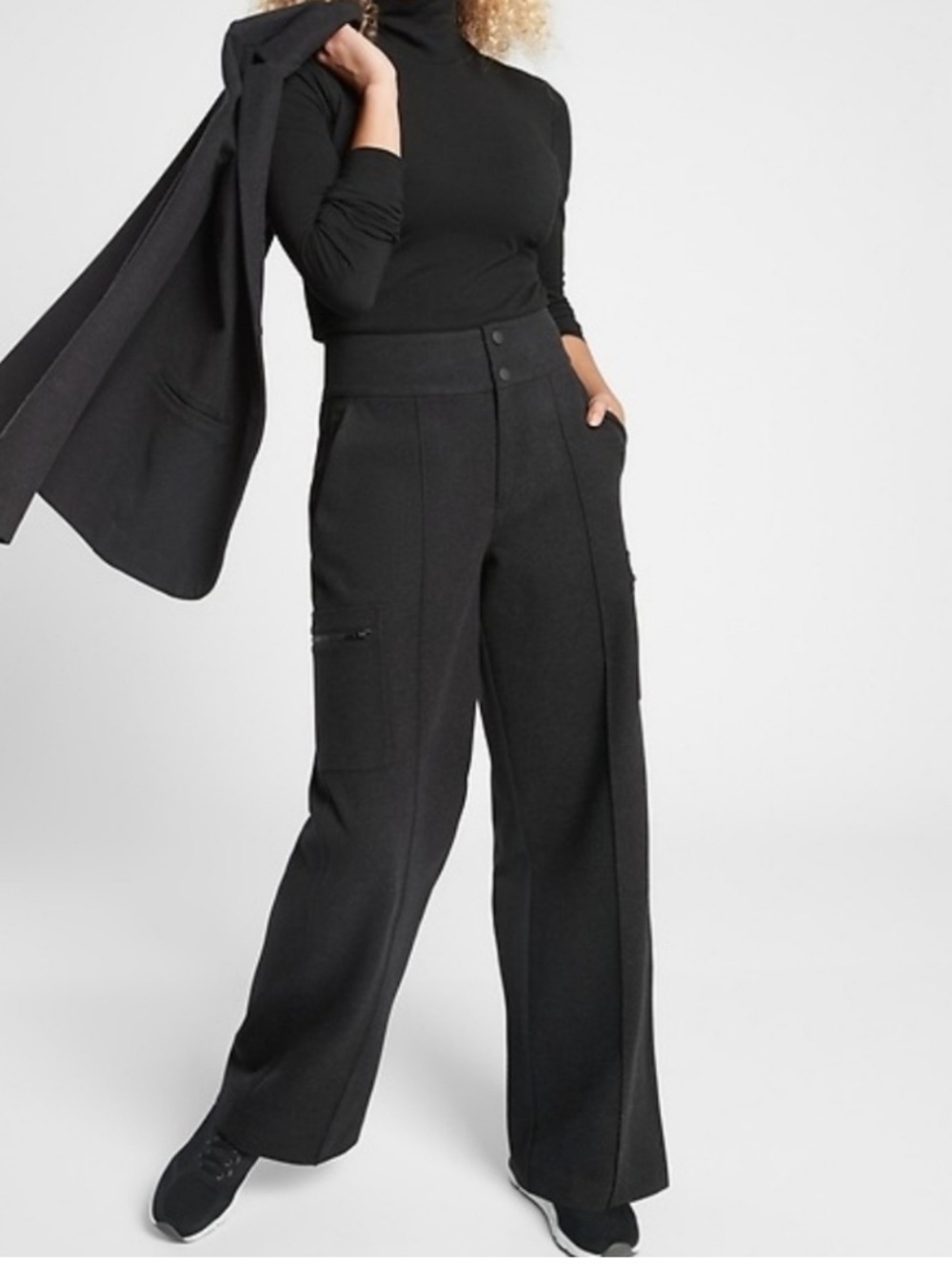 Athleta Venice Heathered Cargo pants 12